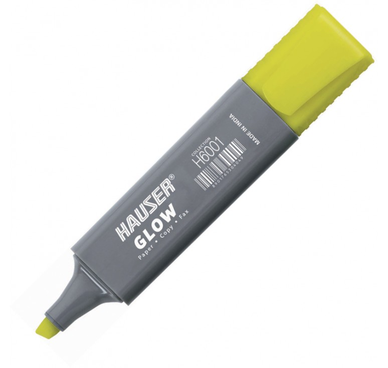 Текстовыделитель Hauser Glow, цвет желтый