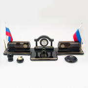 Настольный набор из обсидиана-46