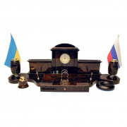Настольный набор из обсидиана-47